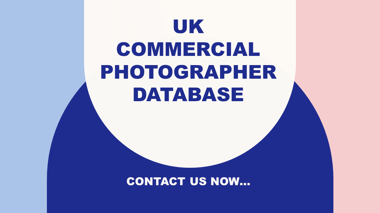 Buy 2025 Updated UK Commercial Photographers Database