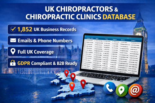 Chiropractors and Chiropractic Clinics Database