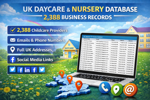 Daycare Nursery Database UK