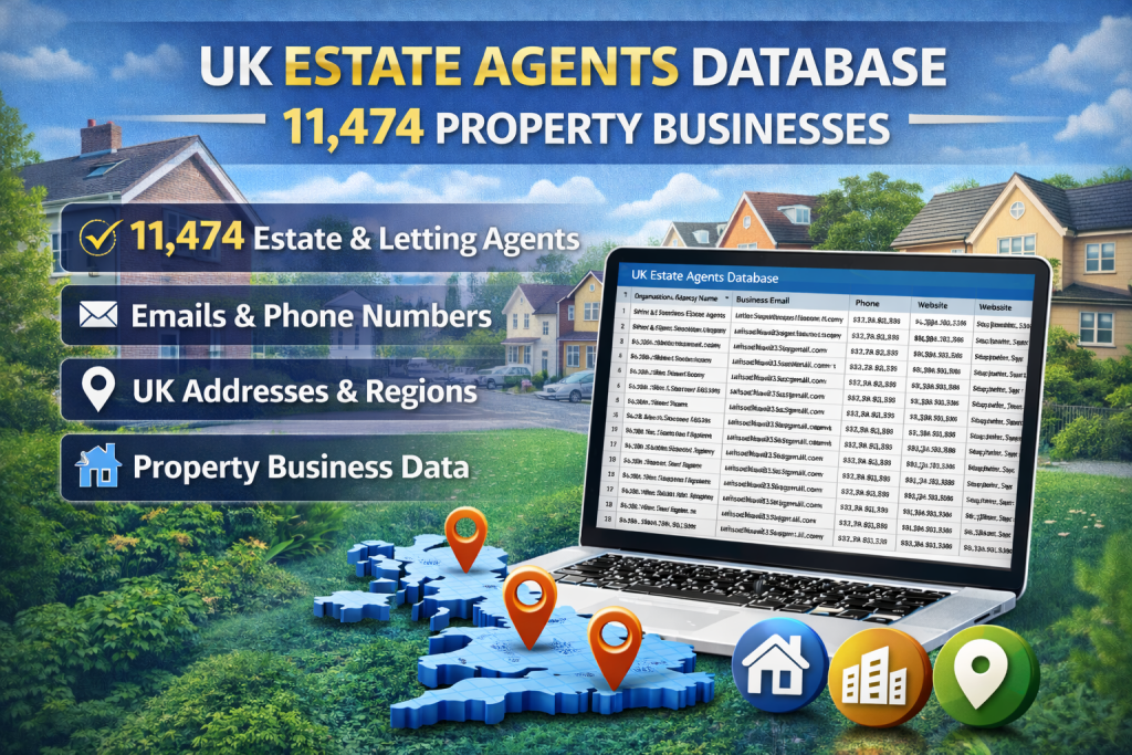 UK Estate Agents Database - Bitrixa Limited